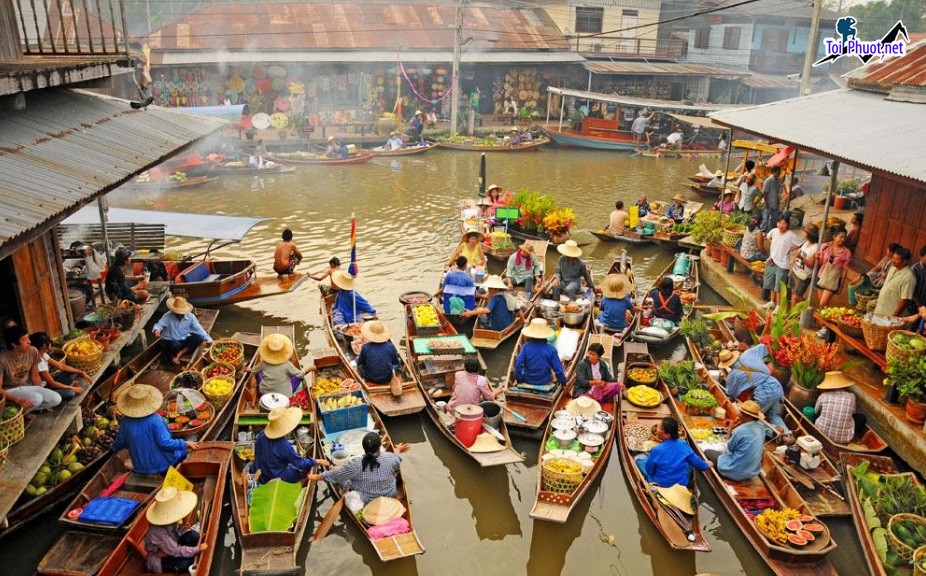 Ghé thăm chợ nổi Thái Lan được xem là đặc sản trong những chuyến du lịch Xứ sở Chùa Vàng (3)