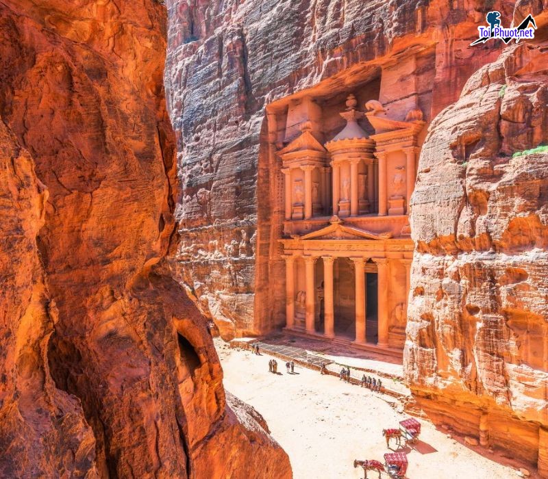 Kỳ quan thế giới hiện đại Thành cổ Petra Jordan cổ kính (2)