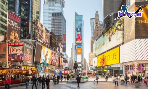 Quảng trường Thời Đại New York Times Square Lạc vào nhịp sống nhộn nhịp (3)