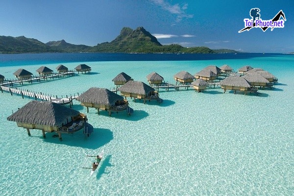 Thiên đường nghỉ dưỡng của nước Pháp Đảo Bora Bora cực kì lãng mạn (1)