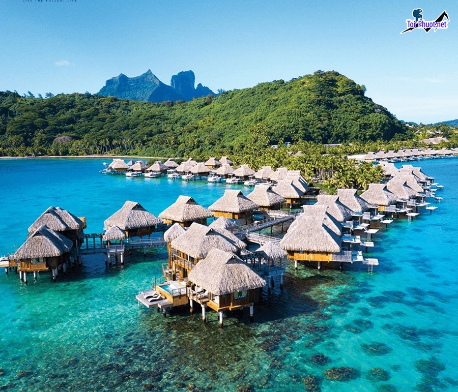 Bãi biển Bora Bora Pháp Thiên đường nghỉ dưỡng của nước Pháp (2)