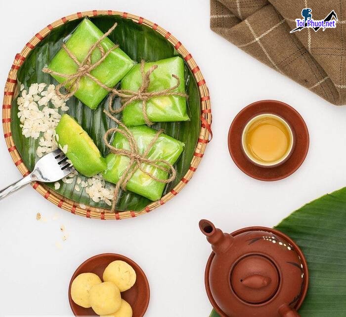 Bánh cốm Hà Nội hương vị thu ngọt ngào với món đặc sản bánh cốm (1)