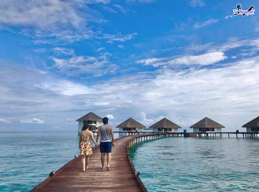 Chuyến đi đến Resort Maldives tuần trăng mật thiên đường nghỉ dưỡng (4)