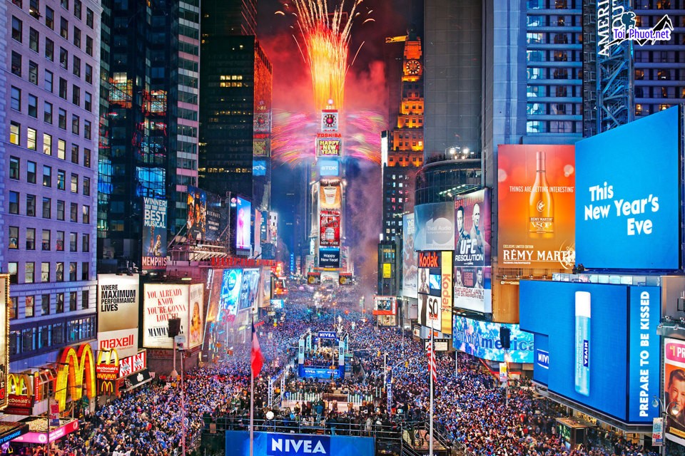 Đón năm mới Times Square New York trải nghiệm độc đáo không thể quên (1)