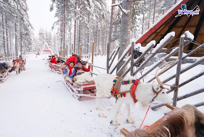 Hãy đến với Phần Lan Santa Claus Village ngôi làng ông già Noel ở (1)