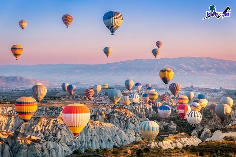 Kinh nghiệm du lịch Thổ Nhĩ Kỳ Cappadocia vùng đất thần tiên (1)