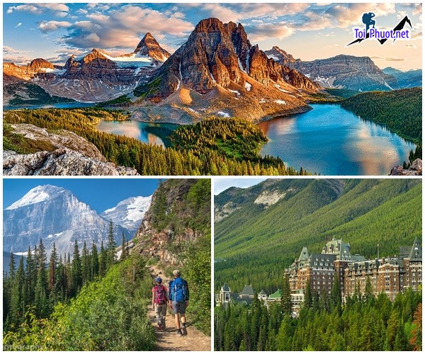 Thiên nhiên tuyệt vời Leo núi Banff Canada cảm giác chinh phục tuyệt vời