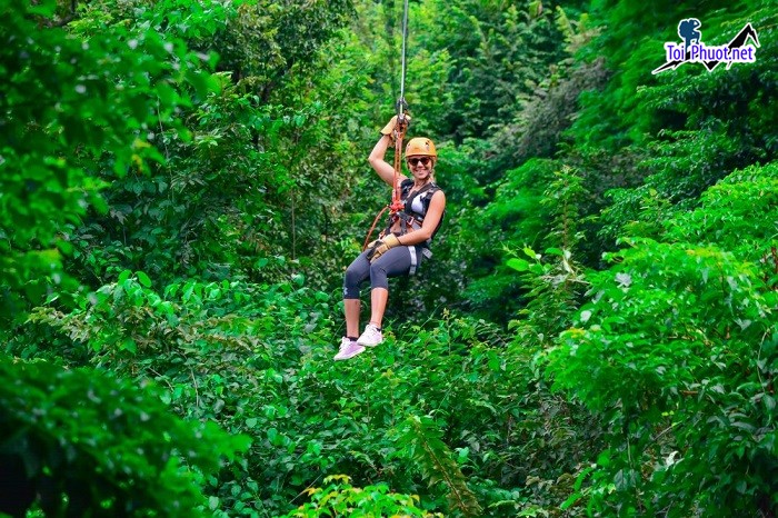 Thử cảm giác mạnh Đu dây zipline Costa Rica vượn bay đu dây tử thần (1)