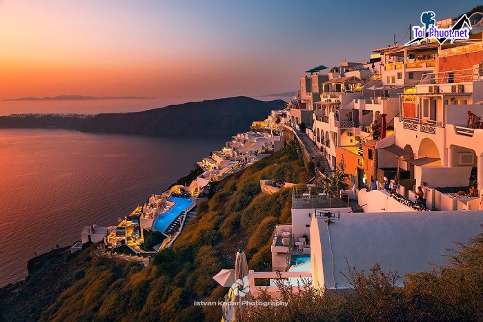 view hoàn hảo Du thuyền Hoàng hôn Santorini chuyến du ngoạn vào buổi tối (4)