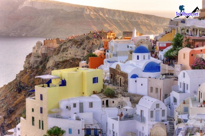 view hoàn hảo Du thuyền Hoàng hôn Santorini chuyến du ngoạn vào buổi tối (5)