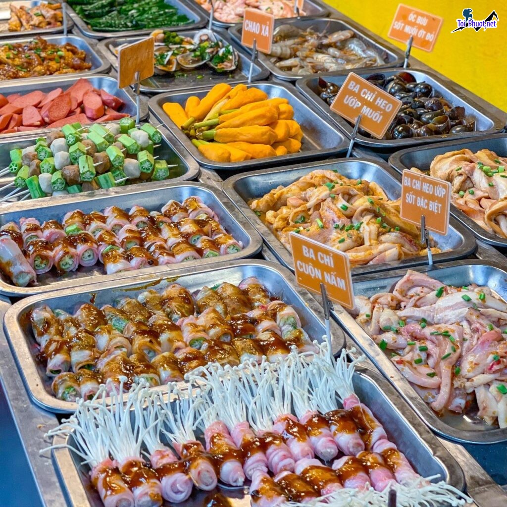 Top 10 Địa chỉ buffet ngon giá rẻ, hút khách nhất Điện Biên đặc sắc (1)