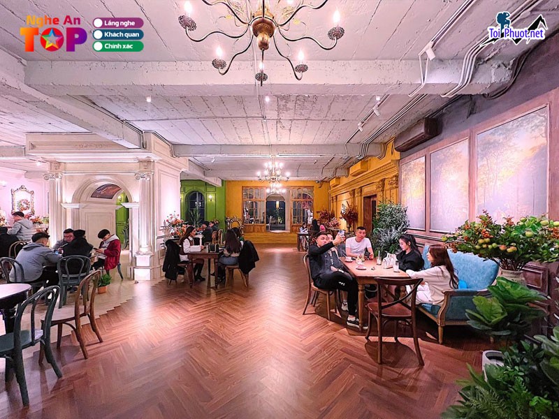 Top 10 Quán cafe đẹp nhất Nghệ An có không giang rộng rãi thoáng mát (1)