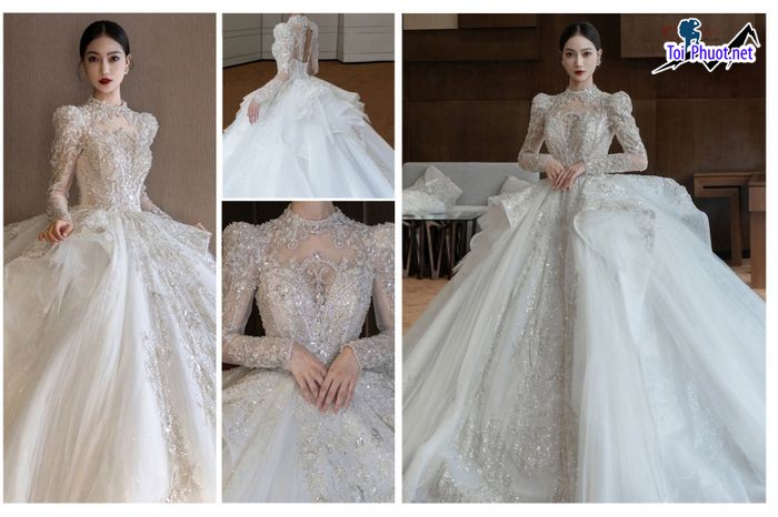 Top 6 Địa chỉ may và cho thuê váy cưới đẹp nhất Lai Châu làm hài lòng cô dâu (4)