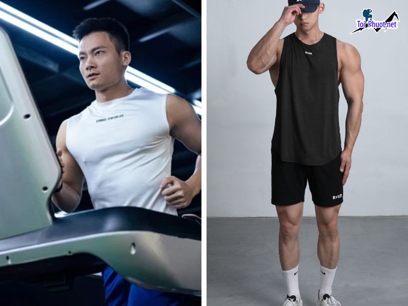 Áo thun vải thái lan nam nữ Tam Kỳ Quảng Nam bóng đá banh, thể thao ba lỗ (6)