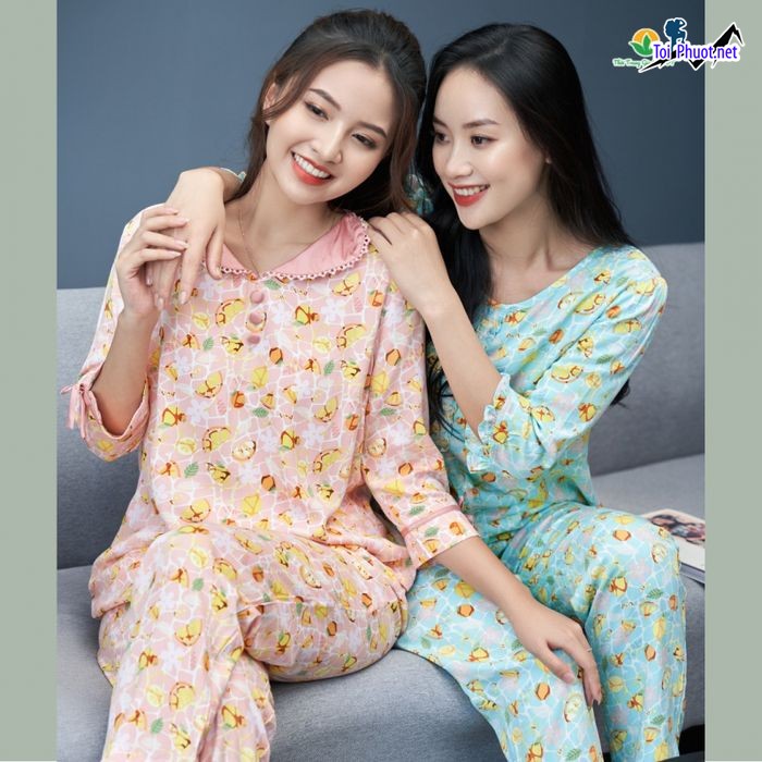 Đồ bộ thun cotton thái lan nam nữ Bà Rịa Vũng Tàu form rộng (1)
