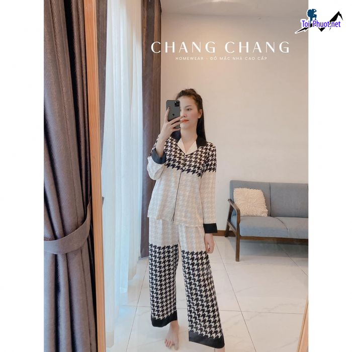 Đồ bộ thun cotton thái lan nam nữ Bắc Giang form rộng (3)