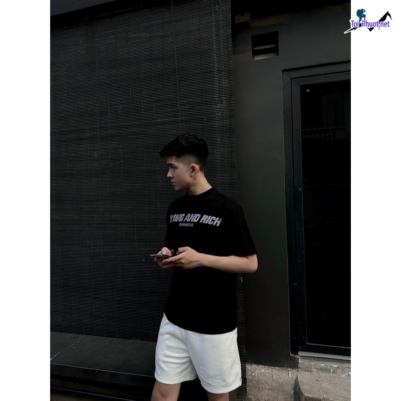 Đồ bộ thun cotton thái lan nam nữ Sơn La form rộng (2)