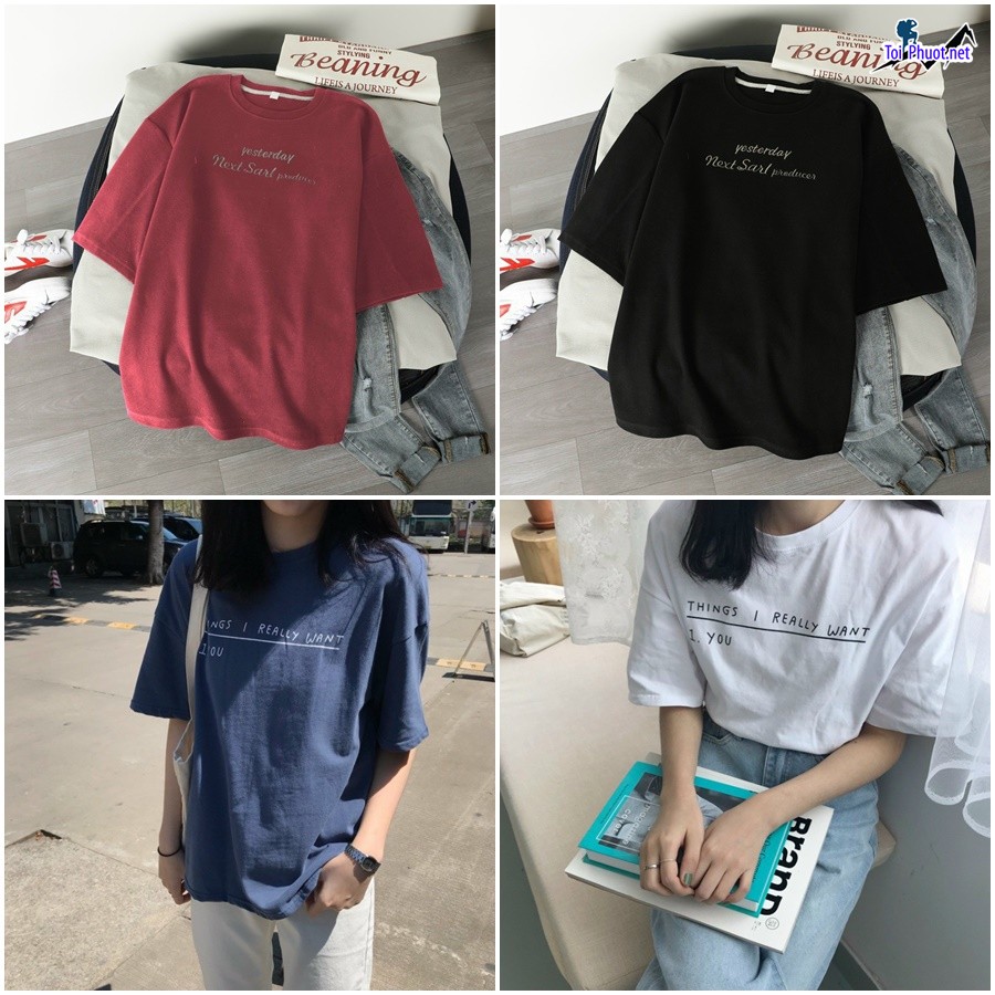 Đồ bộ thun cotton thái lan nam nữ Thái Nguyên form rộng (4)