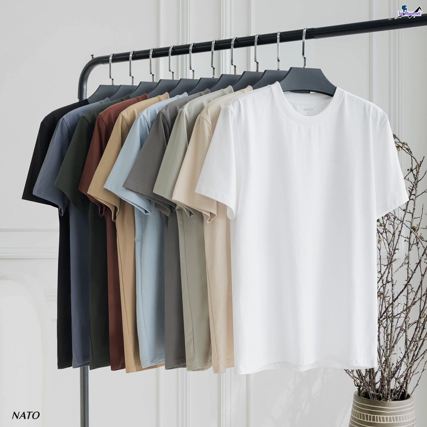 Shop áo thun nam nữ thái lan Đông Hà Quảng Trị hàng đẹp chất cotton (1)