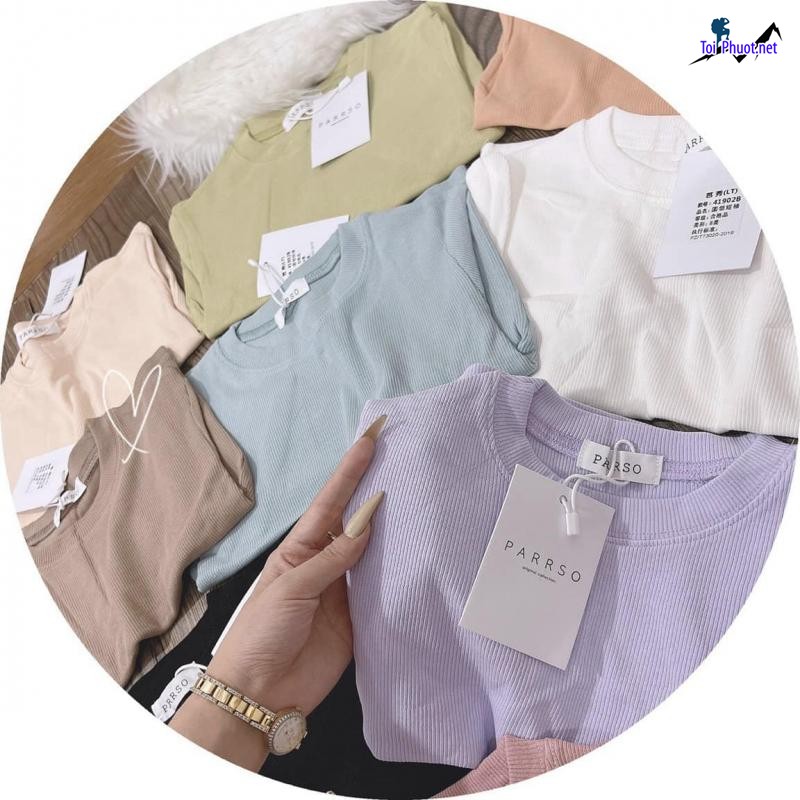 Shop áo thun nam nữ thái lan Lai Châu hàng đẹp chất cotton (2)