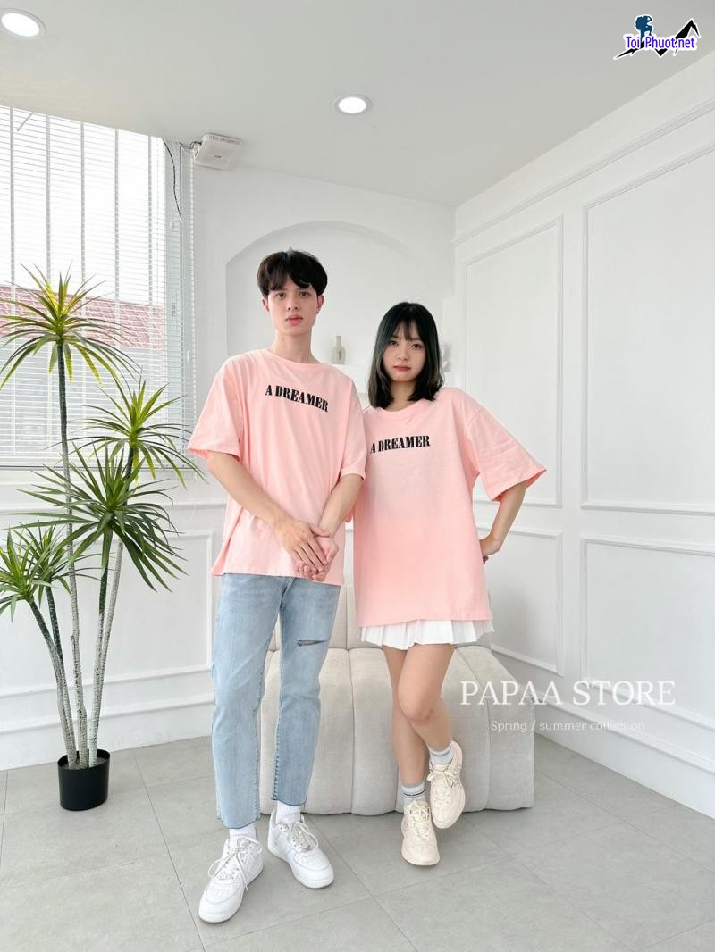Shop áo thun nam nữ thái lan Sài Gòn Hồ Chí Minh hàng đẹp chất cotton (1)
