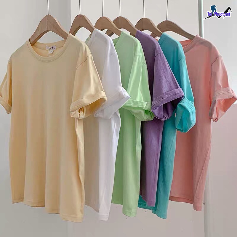 Shop áo thun nam nữ thái lan Thanh Hóa hàng đẹp chất cotton (2)