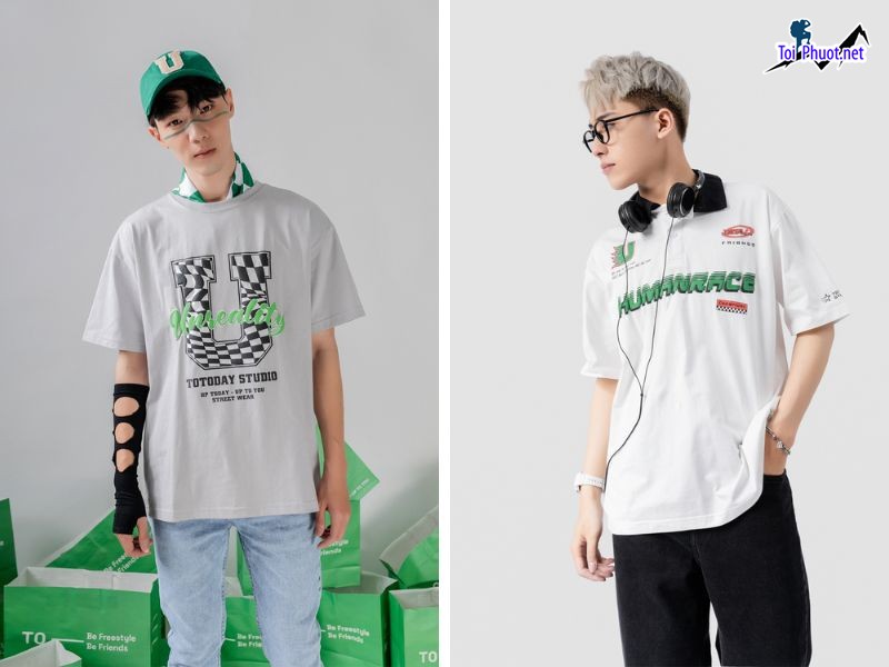 Shop áo thun nam nữ thái lan Việt Trì Phú Thọ hàng đẹp chất cotton (2)