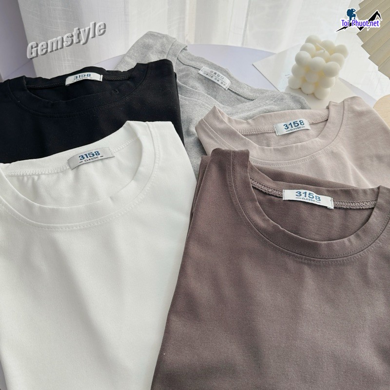 Shop áo thun nam nữ thái lan Yên Bái hàng đẹp chất cotton (4)