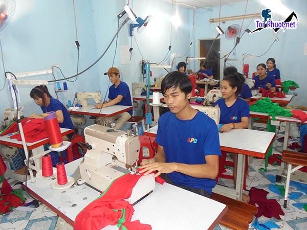 Xưởng may nguồn sỉ Lạng Sơn áo thun, đồ bộ, đầm thun thái nam nữ (1)