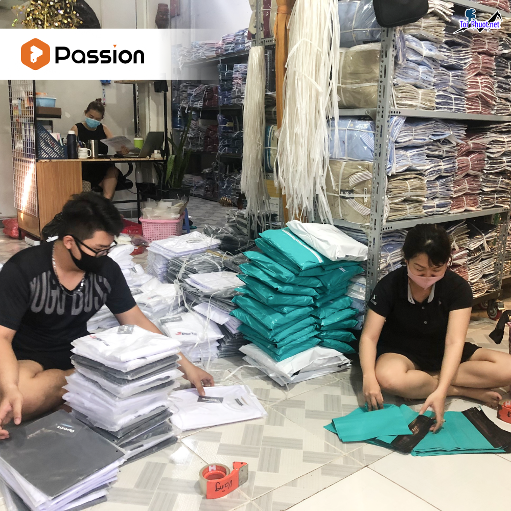 Xưởng may nguồn sỉ Phan Thiết Bình Thuận áo thun, đồ bộ, đầm thun thái nam nữ (1)