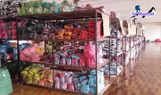 Xưởng may nguồn sỉ Phan Thiết Bình Thuận áo thun, đồ bộ, đầm thun thái nam nữ (2)