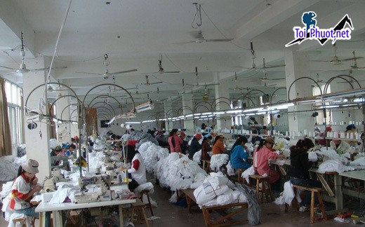 Xưởng may nguồn sỉ Tuy Hòa Phú Yên áo thun, đồ bộ, đầm thun thái nam nữ (2)