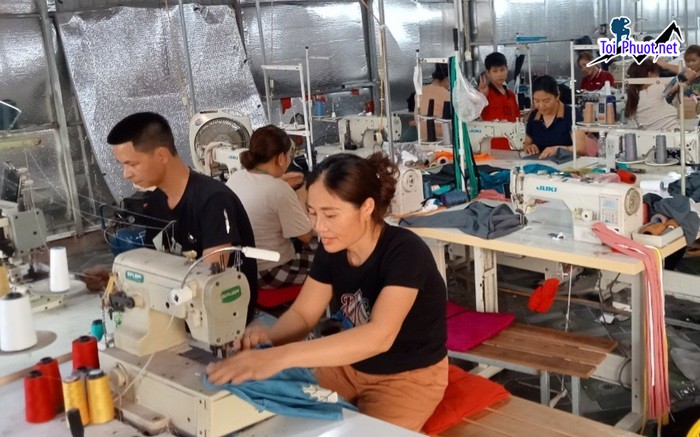 Xưởng may nguồn sỉ Tuy Hòa Phú Yên áo thun, đồ bộ, đầm thun thái nam nữ
